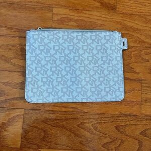 DKNY Beige Monogram Pouch